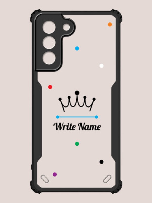 Custom Galaxy S21 FE 5G Custom Hybrid Mobile Phone Case With The King Design