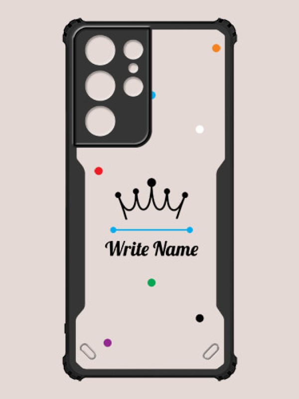 Custom Galaxy S21 Ultra Custom Hybrid Mobile Phone Case With The King Design
