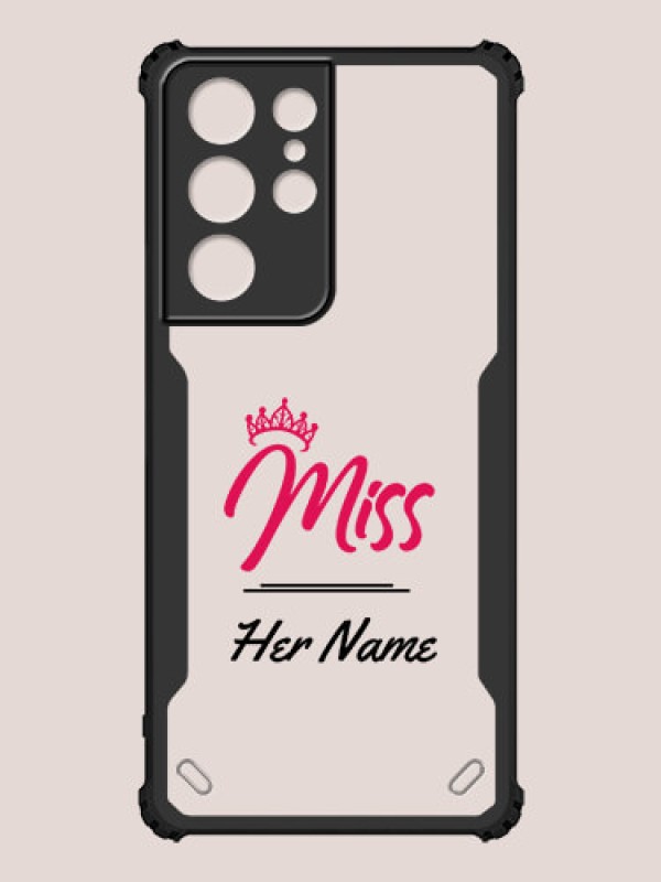 Custom Galaxy S21 Ultra Custom Hybrid Mobile Phone Case With Ms Queen Design