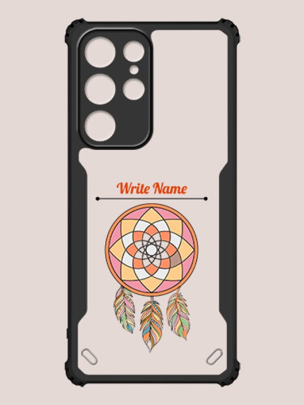 Custom Galaxy S22 Ultra 5G Custom Hybrid Mobile Phone Case With Dream Catcher Design