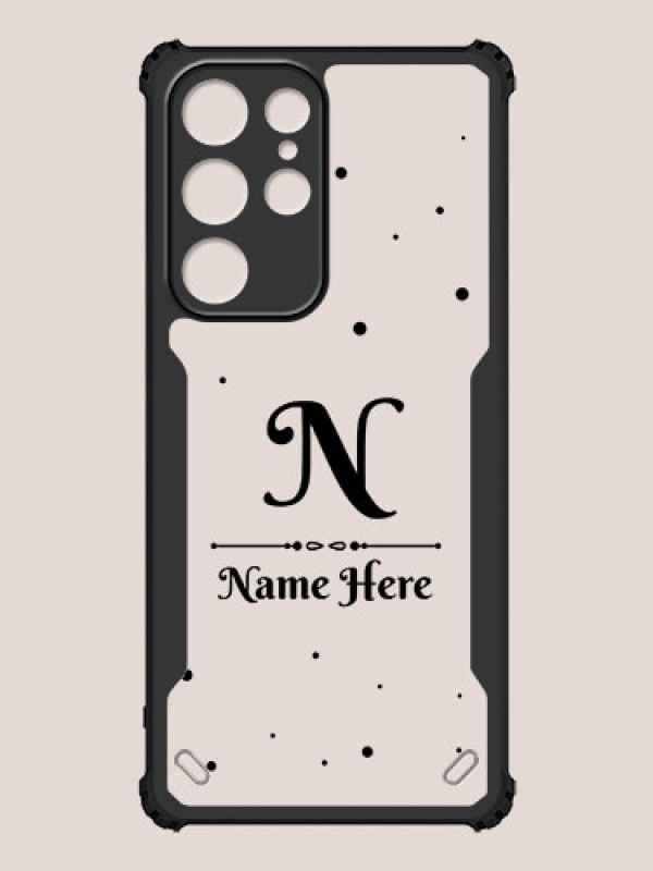 Custom Galaxy S22 Ultra 5G Custom Hybrid Mobile Phone Case With Polka Dot Themed Design