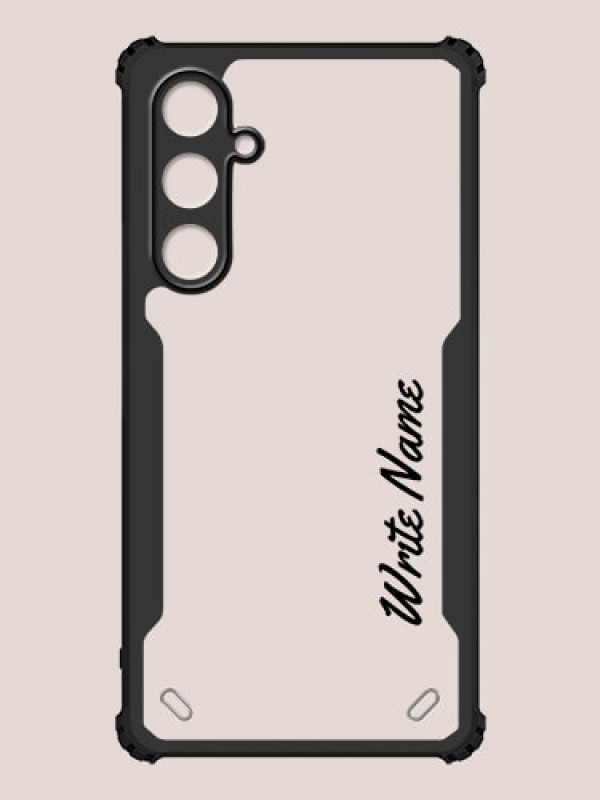 Custom Galaxy S23 FE 5G Custom Hybrid Mobile Phone Case With Simple Text Design