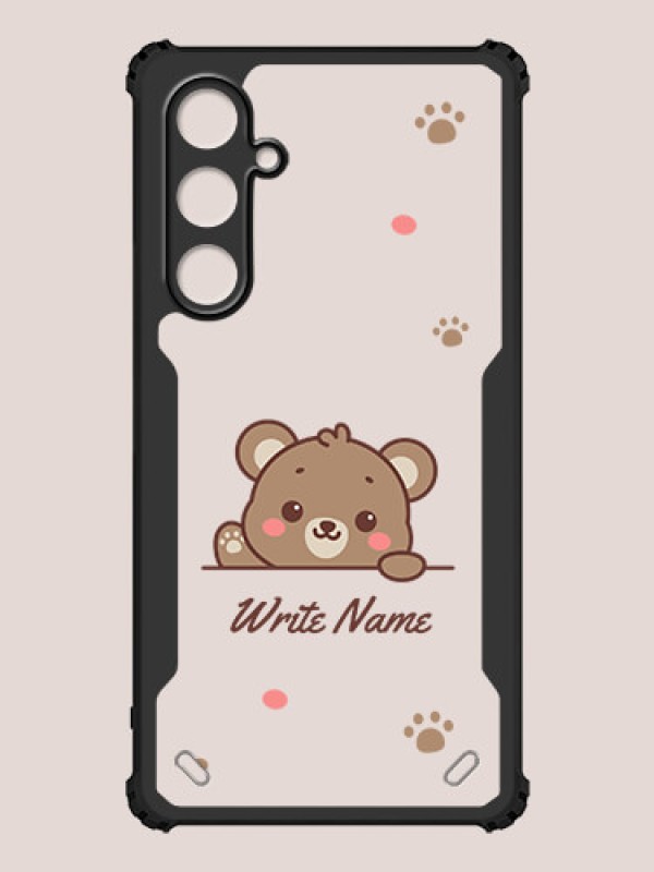Custom Galaxy S23 FE 5G Custom Hybrid Mobile Phone Case With Cute Bear Cub Design