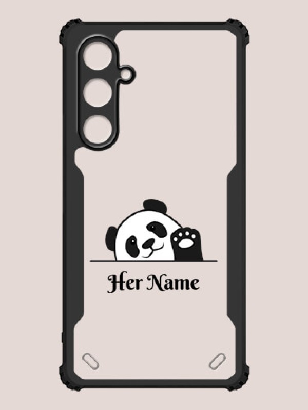 Custom Galaxy S23 FE 5G Custom Hybrid Mobile Phone Case With Cute Baby Panda Design