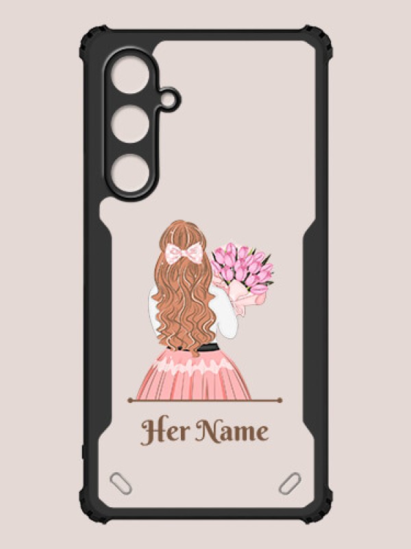 Custom Galaxy S23 FE 5G Custom Hybrid Mobile Phone Case With Beautiful Woman Design