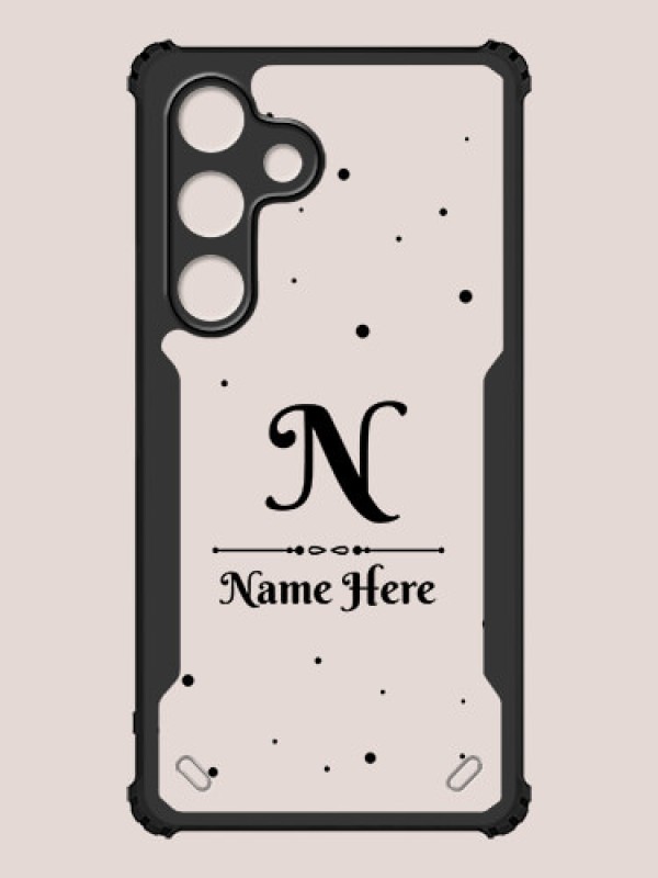 Custom Galaxy S24 5G Custom Hybrid Mobile Phone Case With Polka Dot Themed Design