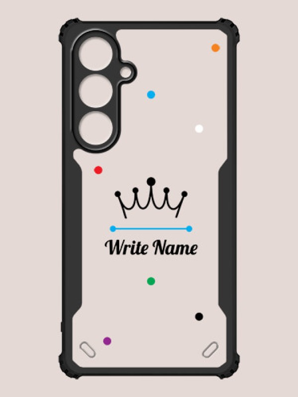 Custom Galaxy S24 FE 5G Custom Hybrid Mobile Phone Case With The King Design