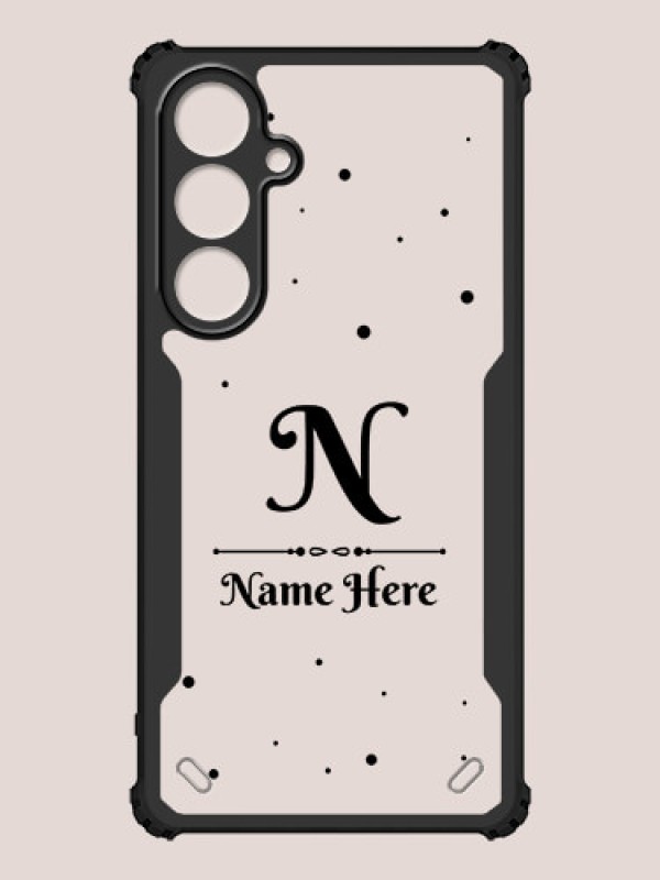 Custom Galaxy S24 FE 5G Custom Hybrid Mobile Phone Case With Polka Dot Themed Design