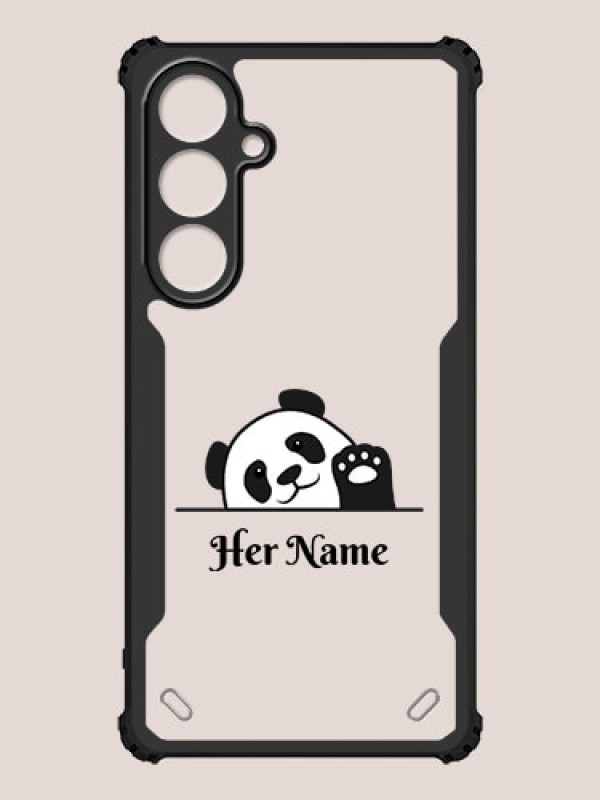 Custom Galaxy S24 FE 5G Custom Hybrid Mobile Phone Case With Cute Baby Panda Design