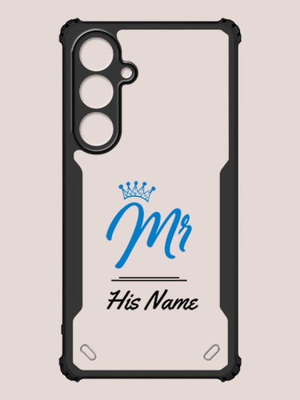 Custom Galaxy S24 FE 5G Custom Hybrid Mobile Phone Case With Mr King Design