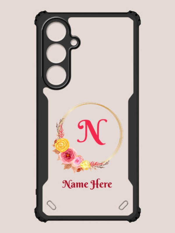 Custom Galaxy S24 FE 5G Custom Hybrid Mobile Phone Case With Wreath Themed Design