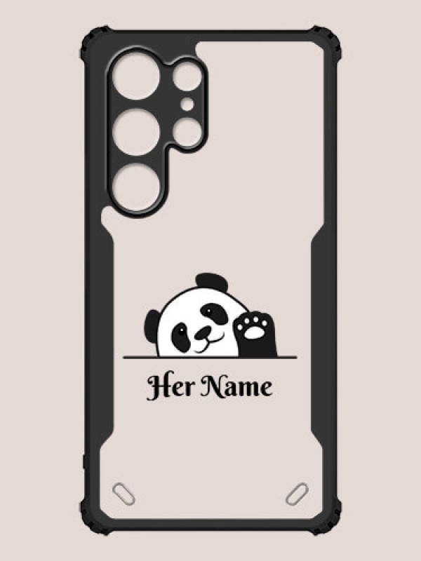 Custom Galaxy S24 Ultra 5G Custom Hybrid Mobile Phone Case With Cute Baby Panda Design