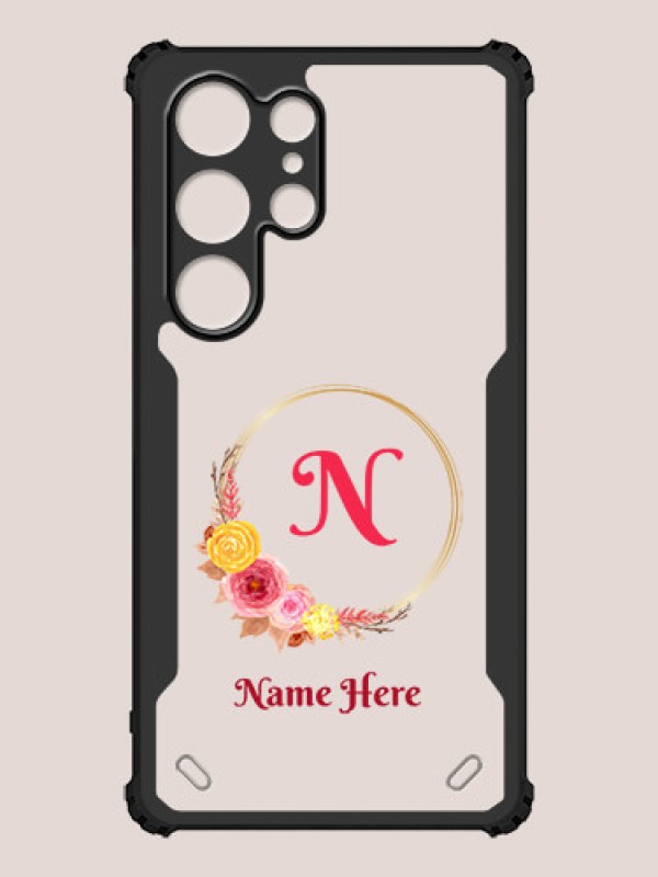 Custom Galaxy S24 Ultra 5G Custom Hybrid Mobile Phone Case With Wreath Themed Design