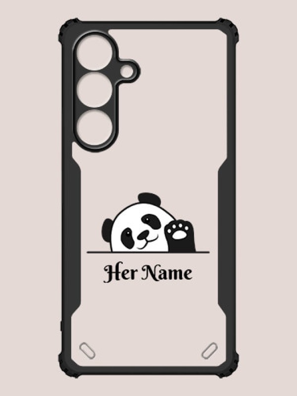Custom Galaxy S25 5G Custom Hybrid Mobile Phone Case With Cute Baby Panda Design