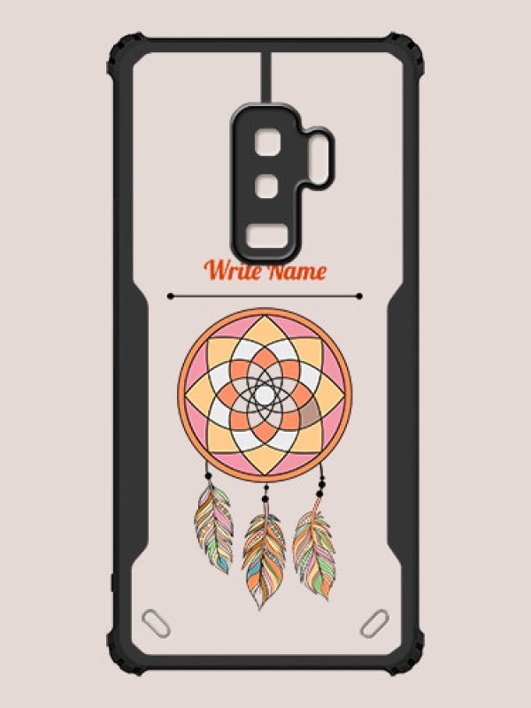 Custom Galaxy S9 Plus Custom Hybrid Mobile Phone Case With Dream Catcher Design