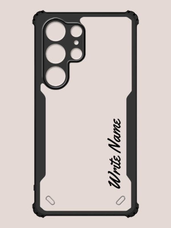 Custom Galaxy S25 Ultra 5G Custom Hybrid Mobile Phone Case With Simple Text Design