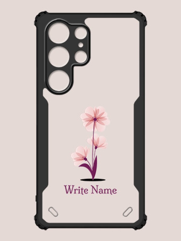 Custom Galaxy S25 Ultra 5G Custom Hybrid Mobile Phone Case With Flower Design