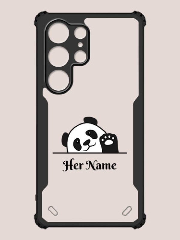Custom Galaxy S25 Ultra 5G Custom Hybrid Mobile Phone Case With Cute Baby Panda Design