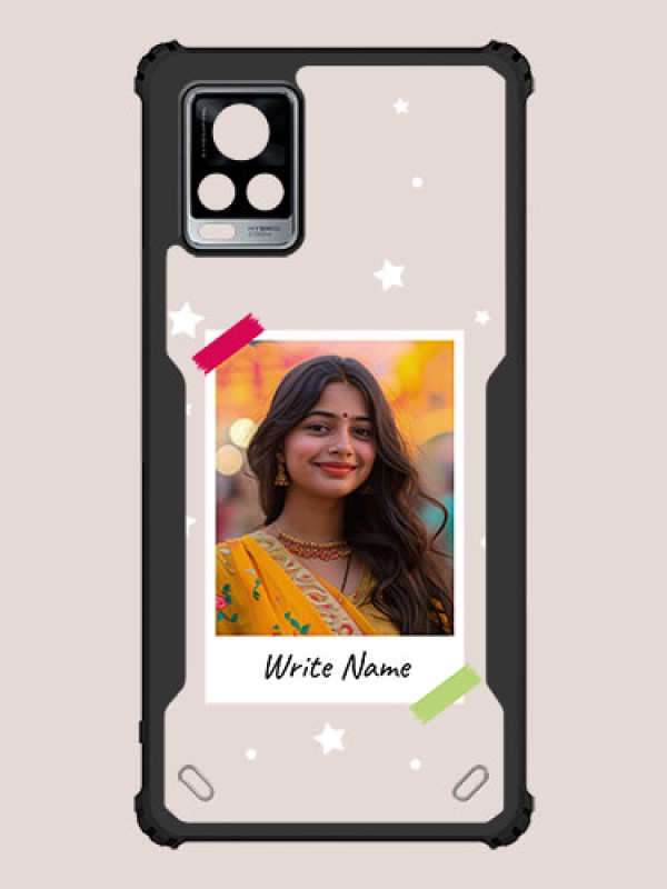 Custom Vivo V20 Pro Custom Hybrid Mobile Phone Case With Polaroid Picture Style Design