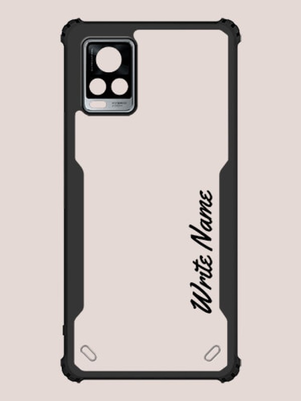 Custom Vivo V20 Pro Custom Hybrid Mobile Phone Case With Simple Text Design