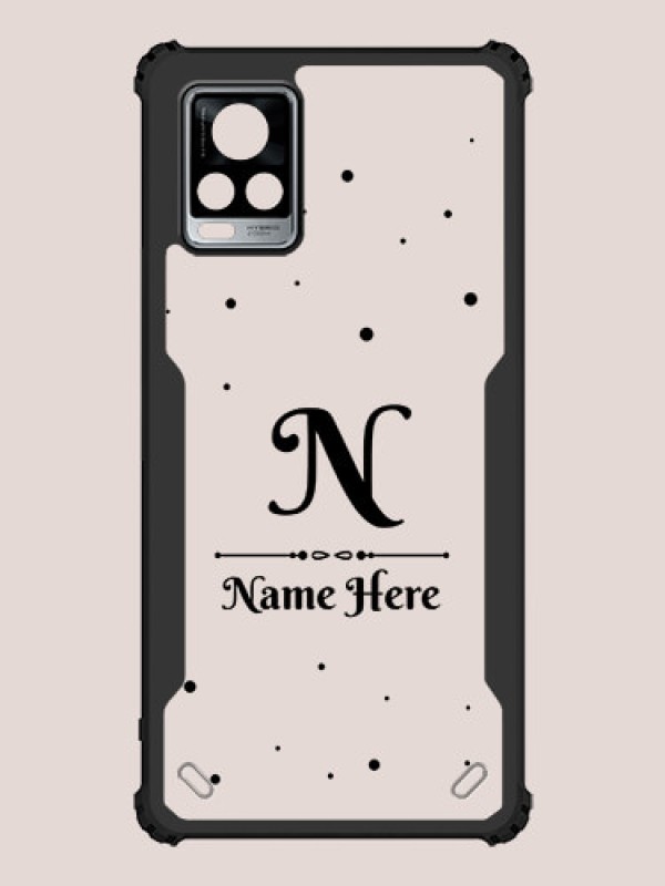 Custom Vivo V20 Pro Custom Hybrid Mobile Phone Case With Polka Dot Themed Design