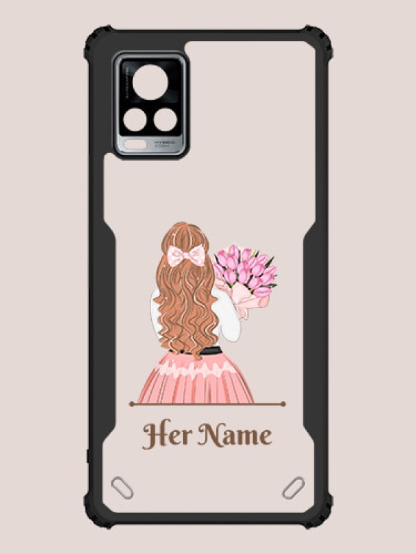 Custom Vivo V20 Pro Custom Hybrid Mobile Phone Case With Beautiful Woman Design