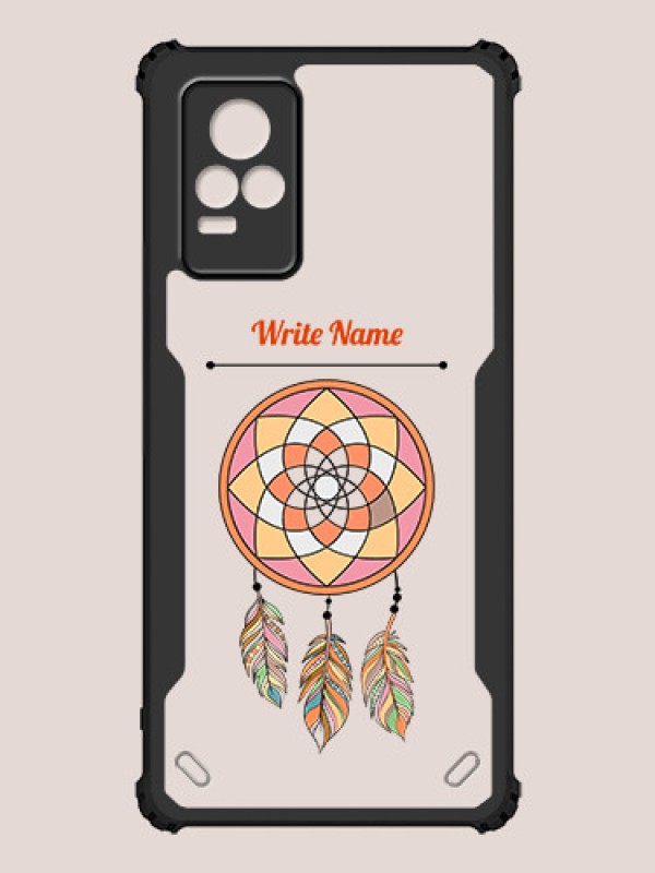 Custom Vivo V21e Custom Hybrid Mobile Phone Case With Dream Catcher Design