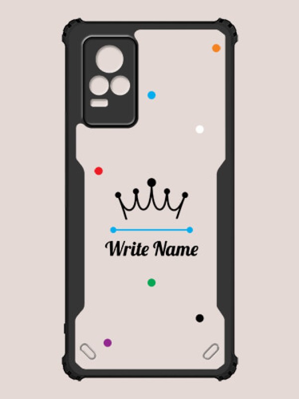 Custom Vivo V21e Custom Hybrid Mobile Phone Case With The King Design