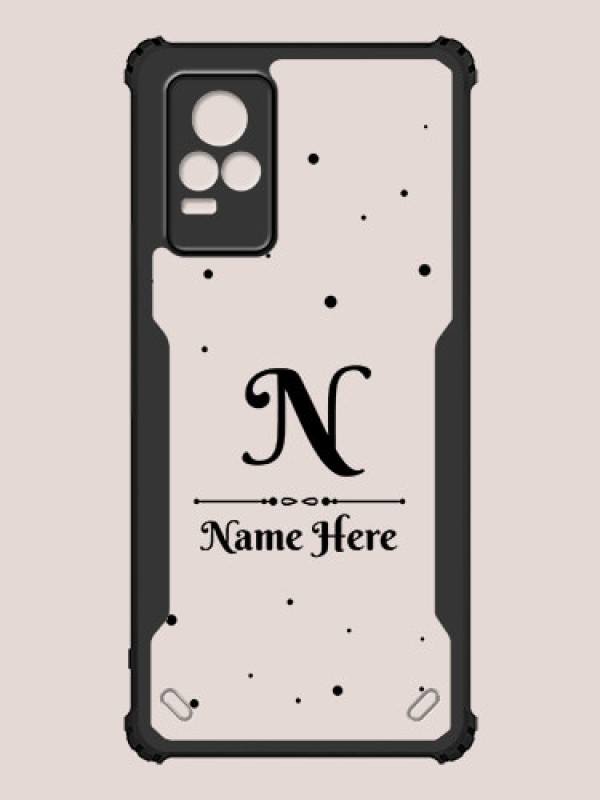 Custom Vivo V21e Custom Hybrid Mobile Phone Case With Polka Dot Themed Design