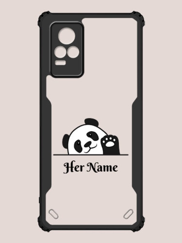 Custom Vivo V21e Custom Hybrid Mobile Phone Case With Cute Baby Panda Design