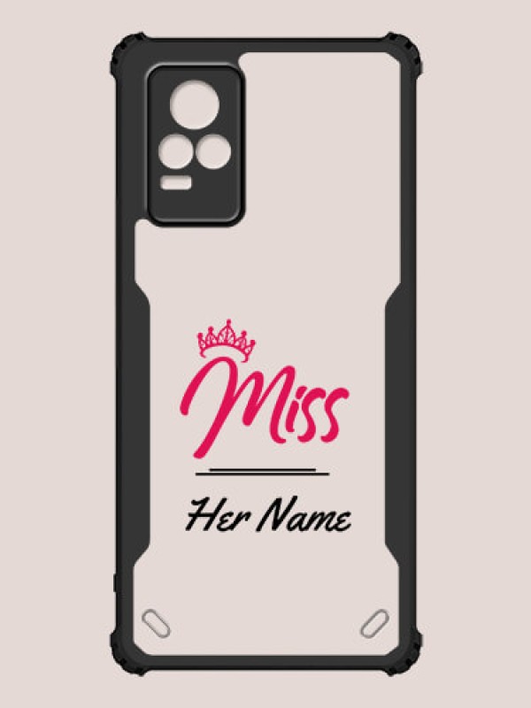 Custom Vivo V21e Custom Hybrid Mobile Phone Case With Ms Queen Design