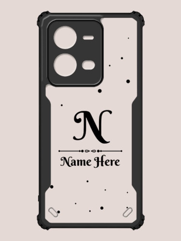 Custom Vivo V25e 5G Custom Hybrid Mobile Phone Case With Polka Dot Themed Design