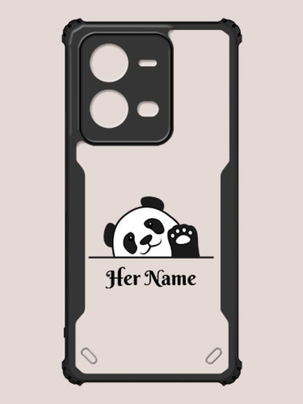 Custom Vivo V25e 5G Custom Hybrid Mobile Phone Case With Cute Baby Panda Design