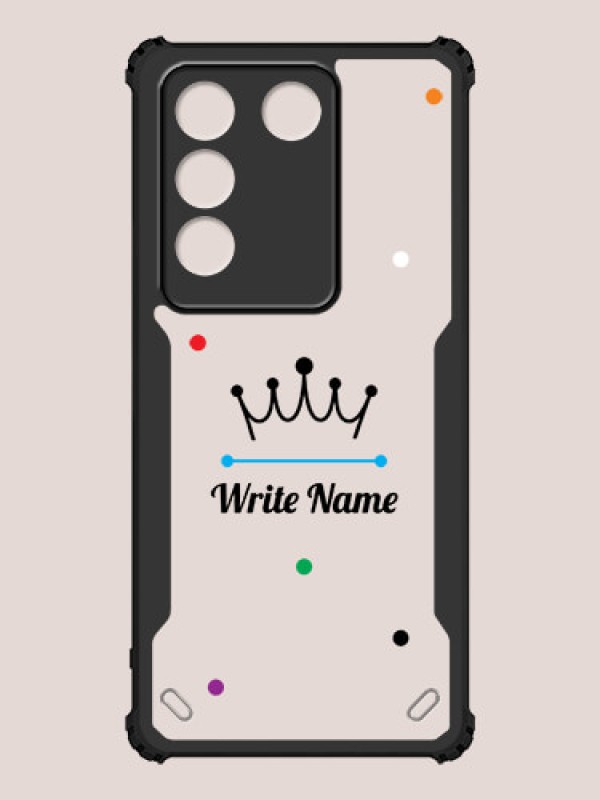 Custom Vivo V27 Custom Hybrid Mobile Phone Case With The King Design