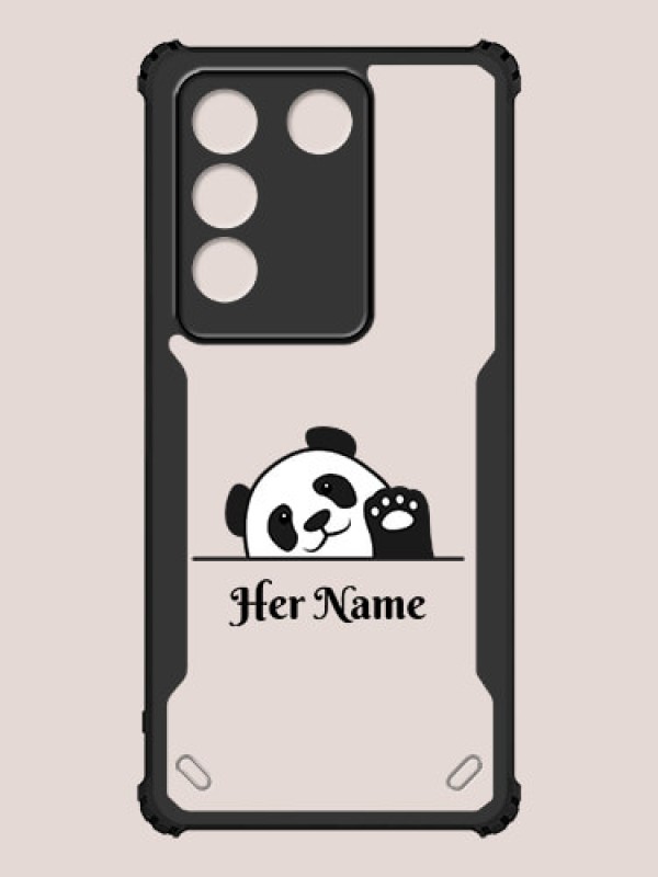 Custom Vivo V27 Custom Hybrid Mobile Phone Case With Cute Baby Panda Design