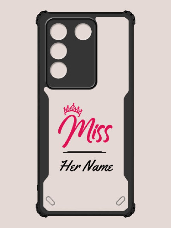 Custom Vivo V27 Custom Hybrid Mobile Phone Case With Ms Queen Design