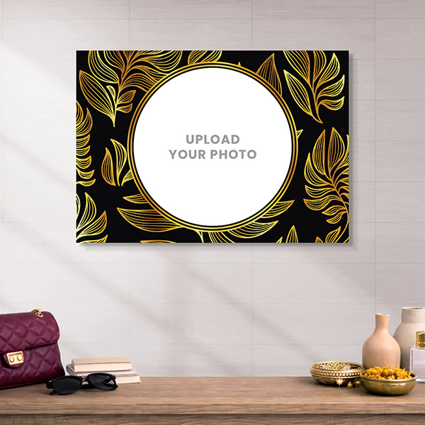 Explore Golden Verdant Radiance Gold Foil Acrylic Frame