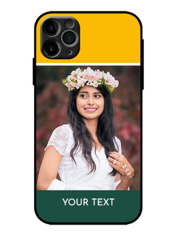 Custom iPhone 11 Pro Max Custom Metal Phone Case - Love You Design