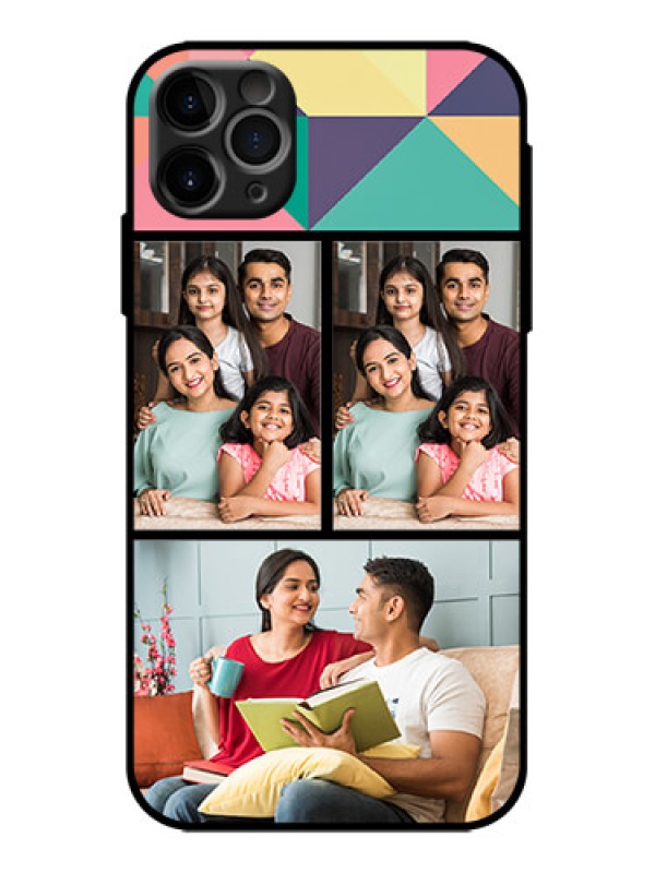 Custom iPhone 11 Pro Max Custom Metal Phone Case - Bulk Pic Upload Design