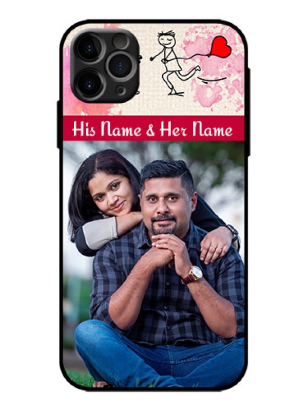 Custom iPhone 11 Pro Max Custom Metal Phone Case - You And Me Case Design