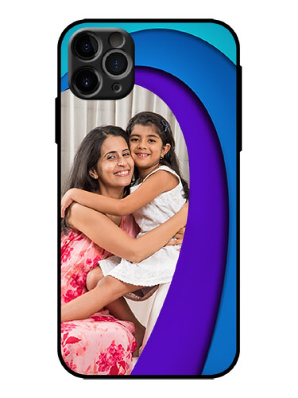 Custom iPhone 11 Pro Max Custom Metal Phone Case - Simple Pattern Design