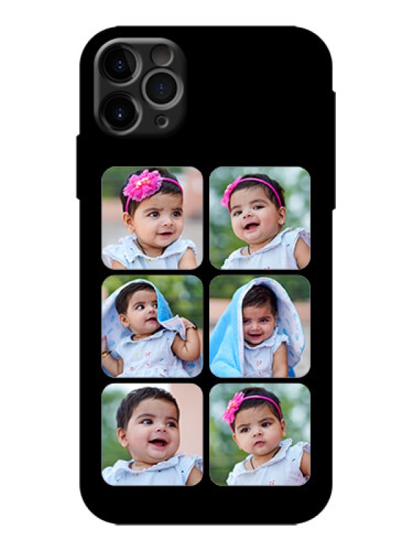 Custom iPhone 11 Pro Max Custom Metal Phone Case - Multiple Pictures Design