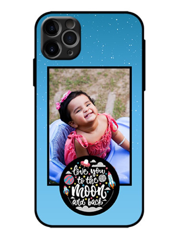 Custom iPhone 11 Pro Max Custom Metal Phone Case - Wave Pattern Colorful Design