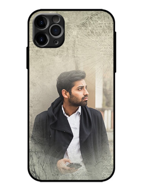 Custom iPhone 11 Pro Max Custom Metal Phone Case - With Vintage Design