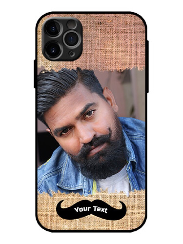 Custom iPhone 11 Pro Max Custom Metal Phone Case - With Texture Design