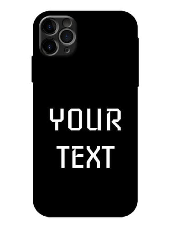 Custom iPhone 11 Pro Max Custom Metal Phone Case - Your Name Design