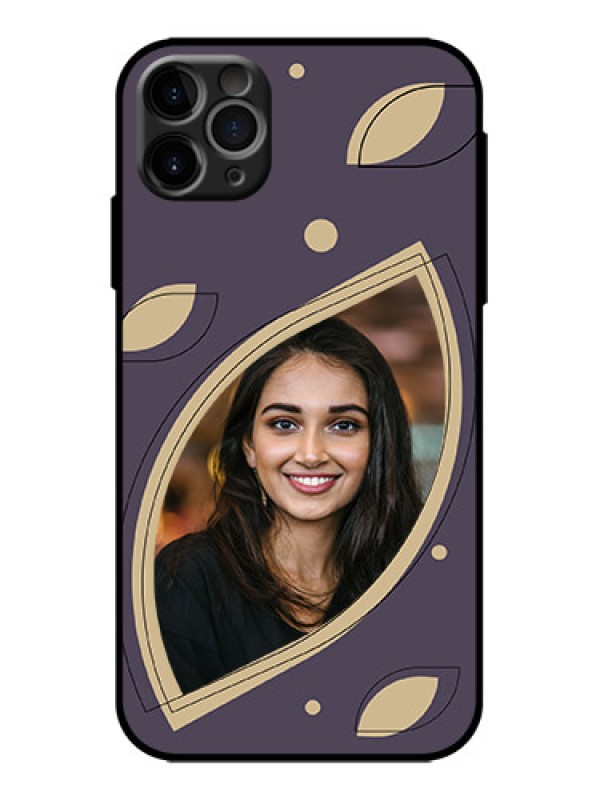Custom iPhone 11 Pro Max Custom Metal Phone Case - Falling Leaf Design
