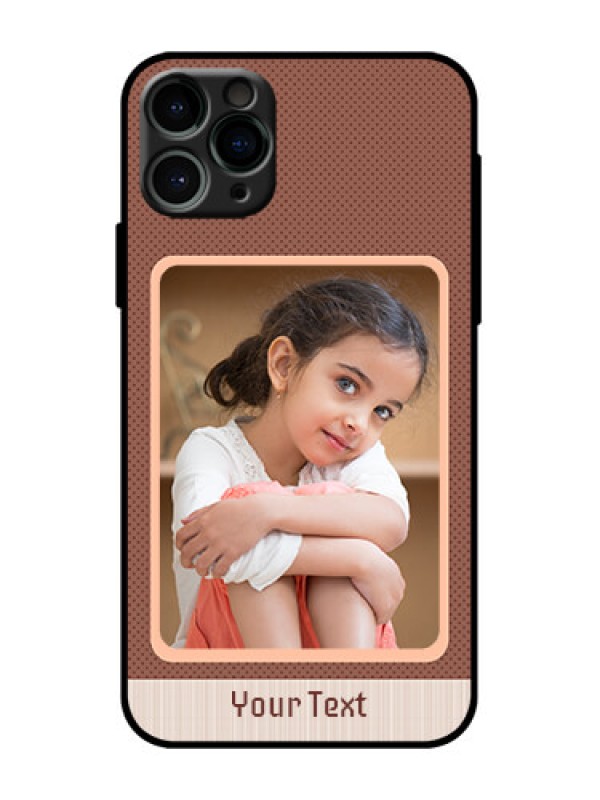 Custom iPhone 11 Pro Custom Metal Phone Case - Simple Pic Upload Design