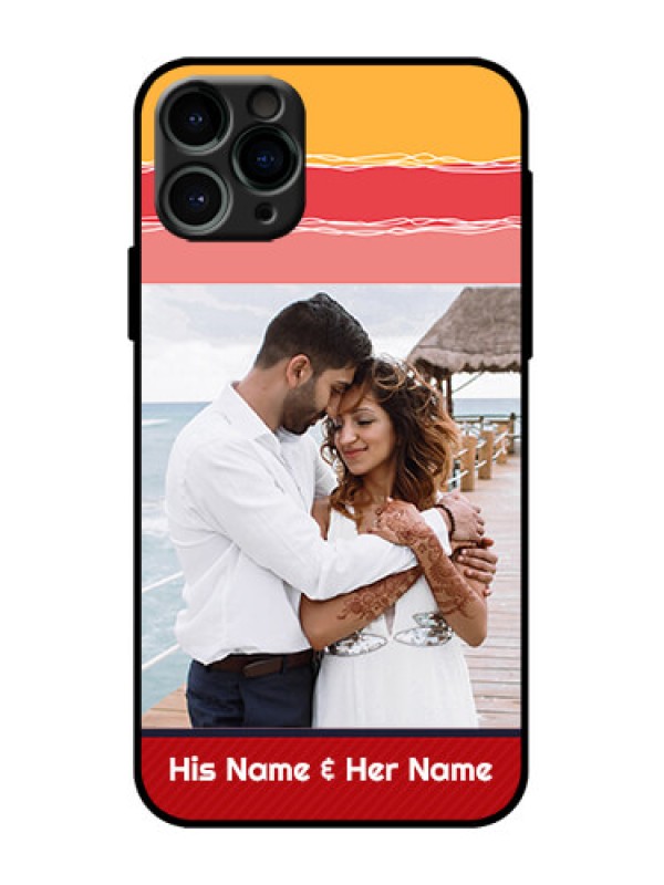 Custom iPhone 11 Pro Custom Metal Phone Case - Colorful Case Design