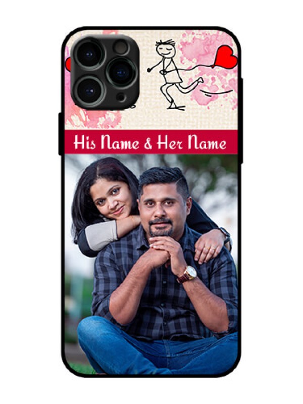 Custom iPhone 11 Pro Custom Metal Phone Case - You And Me Case Design